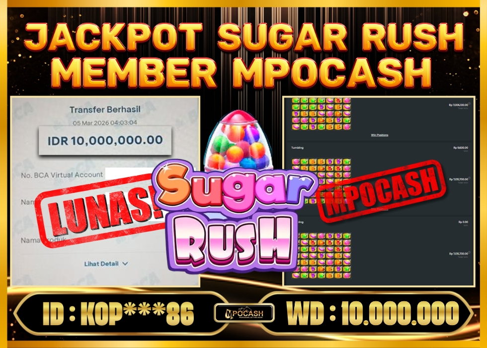 MPOCASH JACKPOT SUGAR RUSH